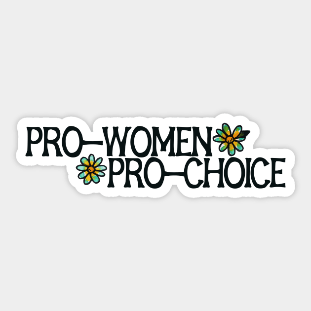 Pro-women pro-choice Sticker by bubbsnugg